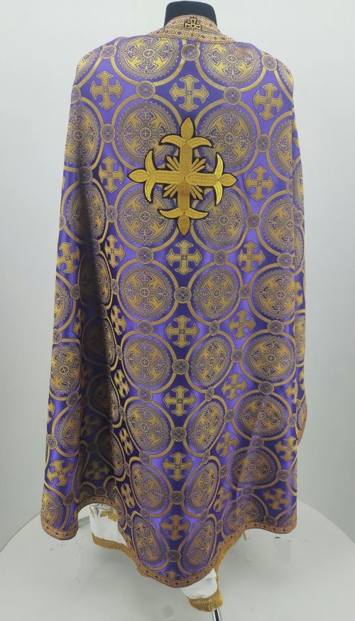 Priest Vestments, Greek Style, with Sewn Galloon