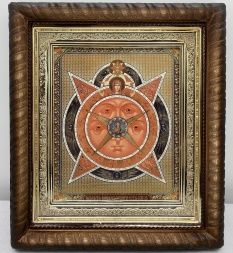 Icon "All-Seeing Eye" 22.5×25.5cm