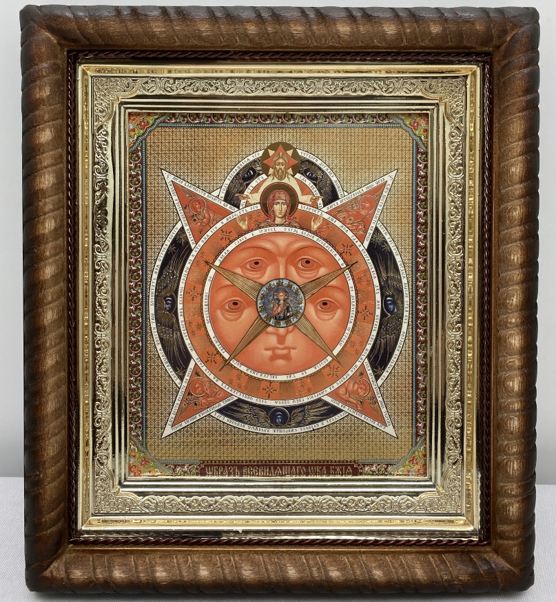 Icon "All-Seeing Eye" 22.5×25.5cm