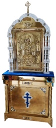 Processional Icon Case with 3 Columns