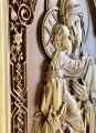 Icon of the Mother of God "Vladimirskaya" (painting, carved)