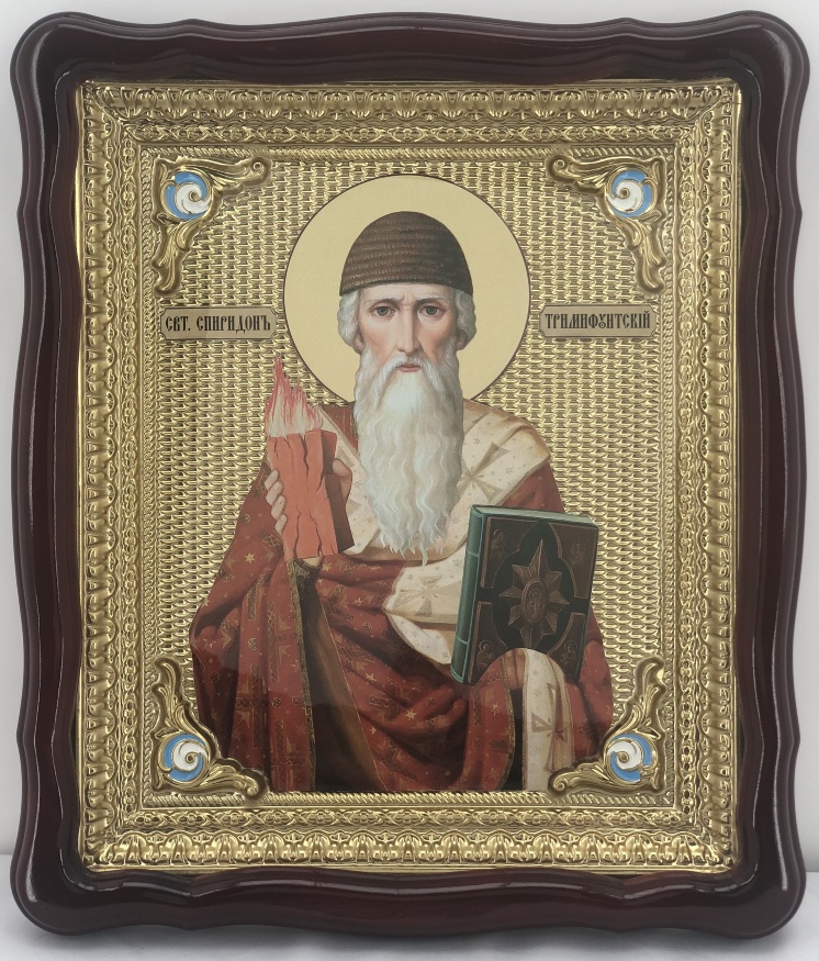 Icon of Saint Spyridon of Trimythous 48×42 cm