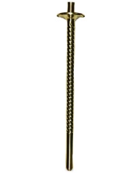 Deacon Candle Stand, Solid Metal