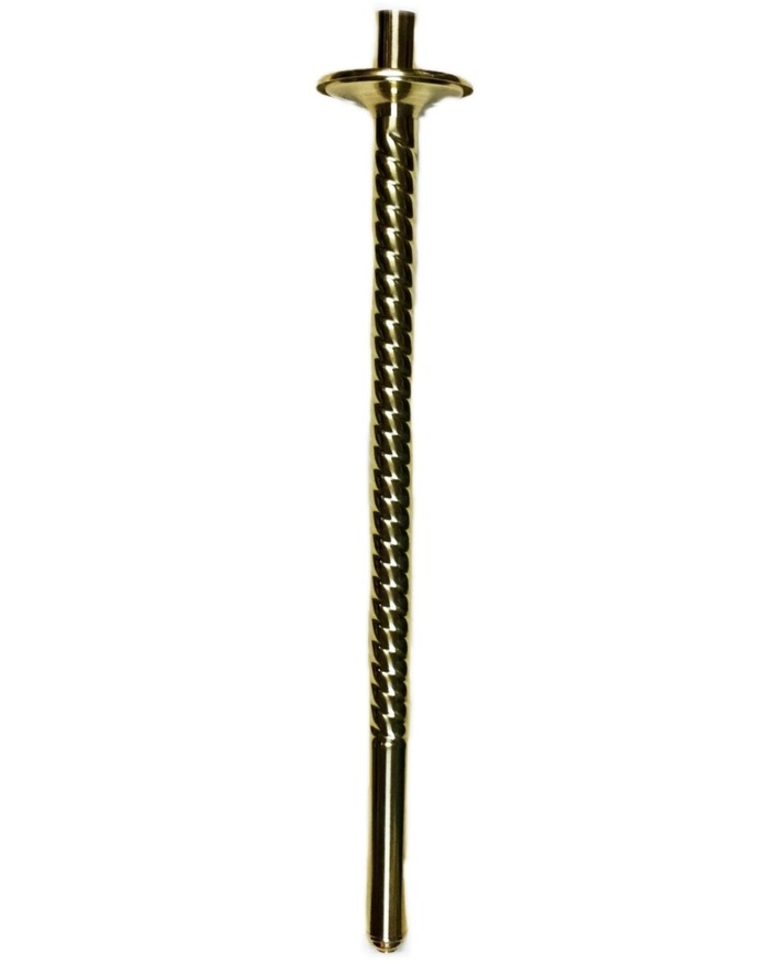 Deacon Candle Stand, Solid Metal