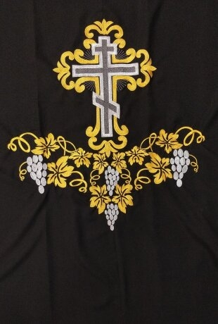 Epitaphios Veil (Cross with Grapevine)