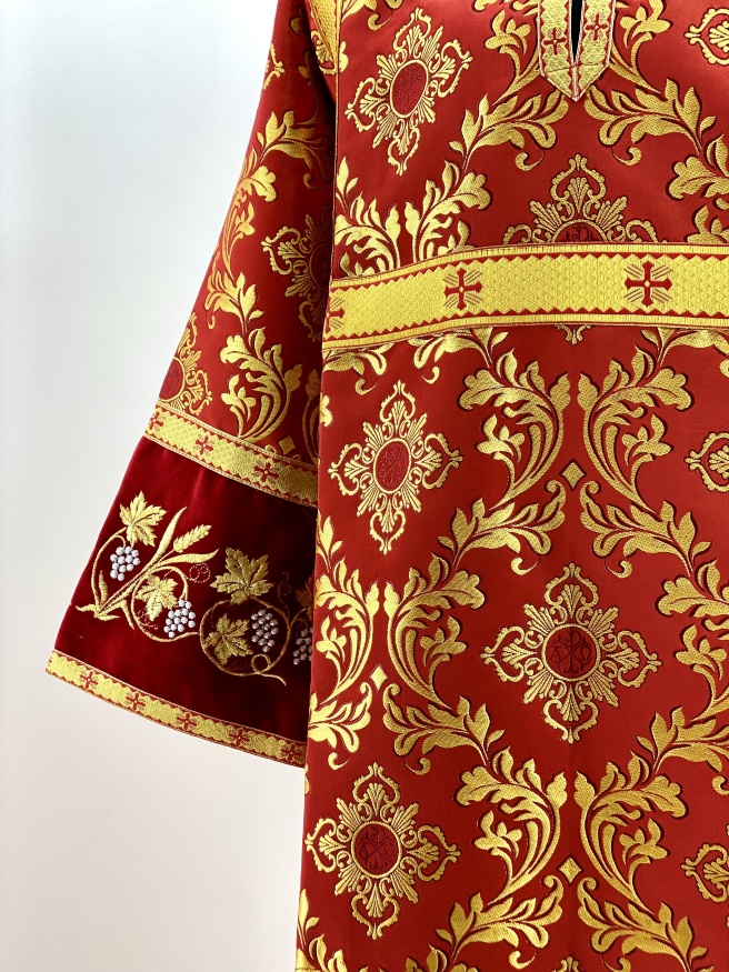 Deacon's Sticharion with Orarion and Cuffs (Crepe Satin)