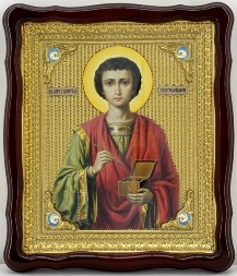 Icon of Holy Great Martyr and Healer Panteleimon of Nicomedia 48×42 cm