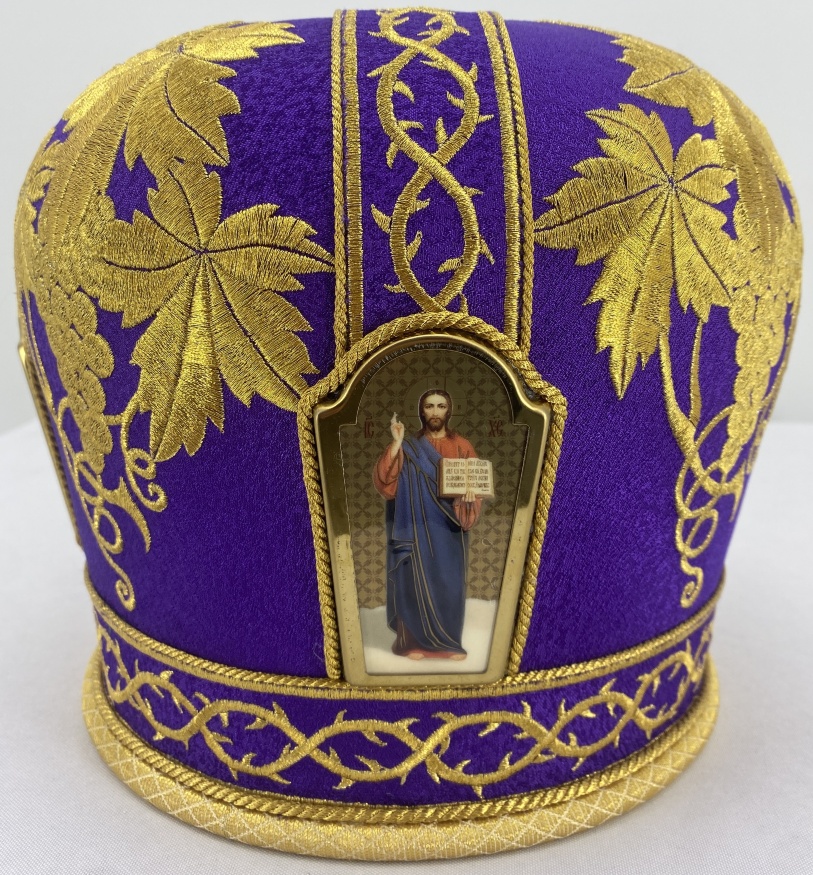 Mitre "Grapevine" brocade