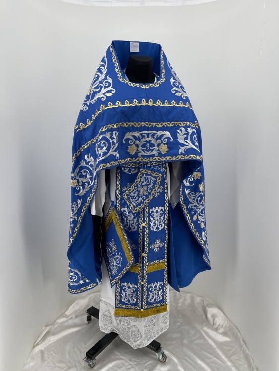 Embroidered Vestment on Brocade, Embroidery "Rose"