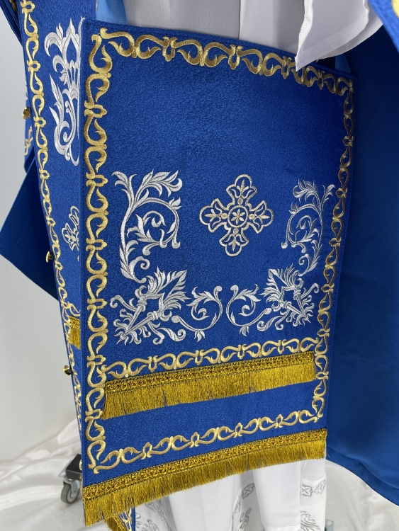Embroidered Vestment on Brocade, Embroidery "Rose"