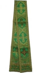 Bookmark, Brocade, Green