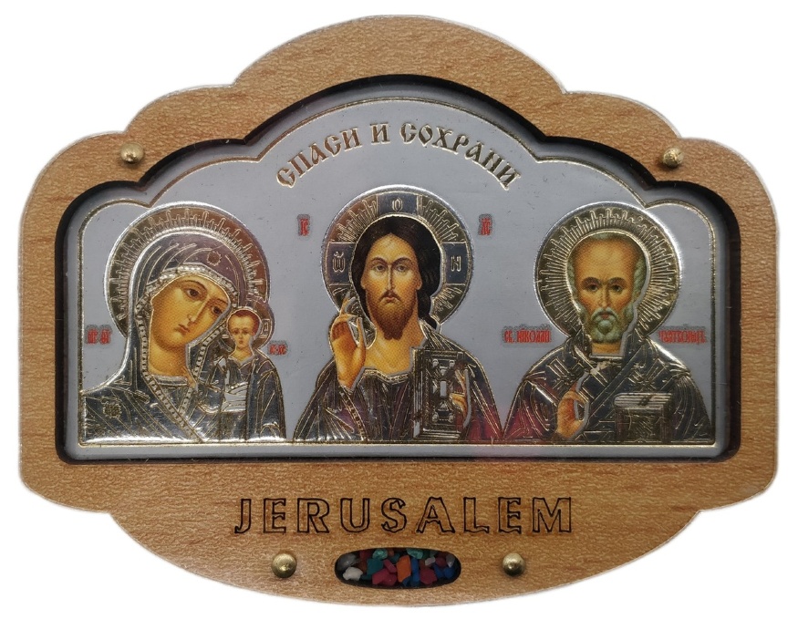 Car Triptych "Greece" (Byzantium) 8×5.6