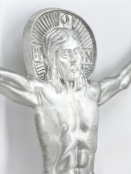 Crucifix of Jesus Christ (aluminium) 65x45 2 kg