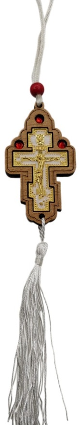 Pendant "Cross in Wood"