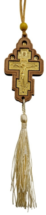 Pendant "Cross in Wood"