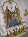 Bookmark with the Icon of the Baptism of the Lord