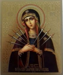 Icon of the Mother of God "Softening of Evil Hearts" (Seven Arrows)