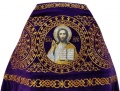 Priest Vestments, Embroidered on Velvet, Embroidery "Kolo" with Embroidered Galloon