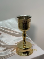 Chalice 2L Gilded, Laser Engraving, Height 34.5cm