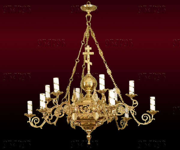 Chandelier, 1 Tier, 12 Candles (No. 8)