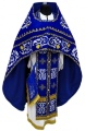 Priest Vestments, Embroidered on Velvet, Embroidery "Rose" with Embroidered Galloon