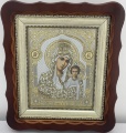 Icons "Wedding Couple" (lithograph, purchased, flower) box without padding 27x24cm