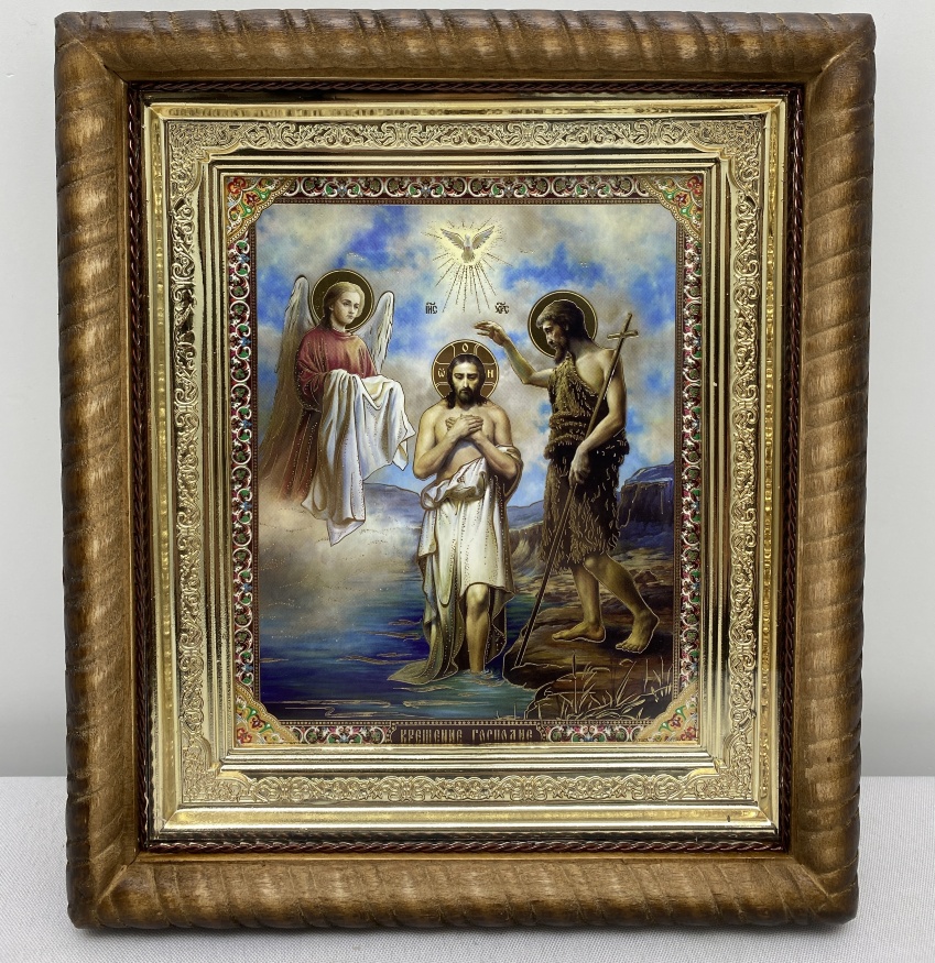 Icon of the Baptism of the Lord 22.5×25.5 cm