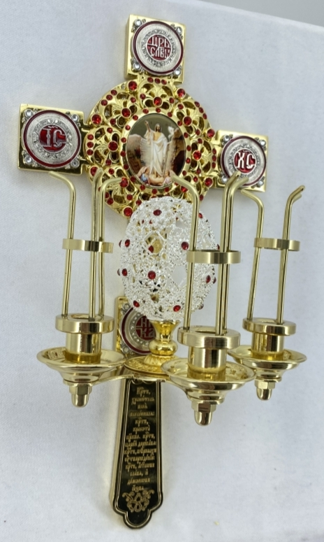 Paschal Triple Candlestick Kit No. 12 31×16×12 cm