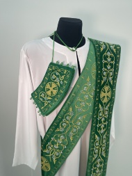 Orarion with Cuffs, Embroidery "Vine"