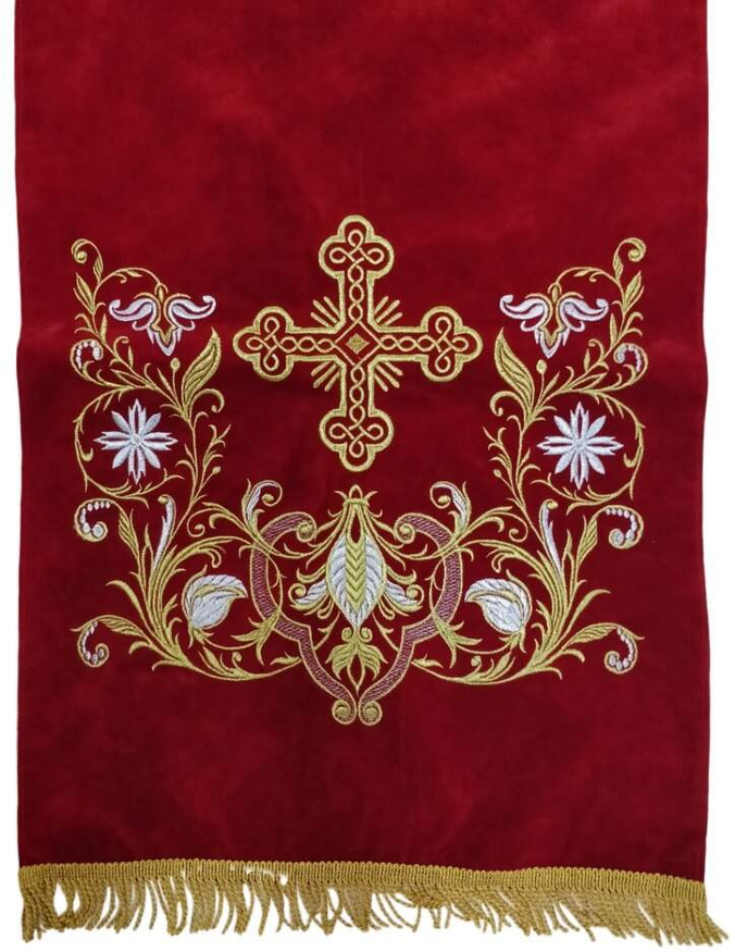 Cover "Cross Flower" for Analoy, with Premium Fringe