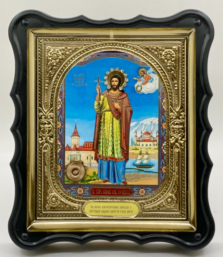 Icon of Saint Great Martyr John of Suchava 28x24x3.5