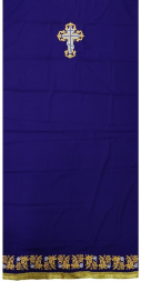 Epitaphios Veil with Cross and "Kolos" Embroidery