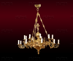 Chandelier, 1 tier, 18 candles (No. 19)