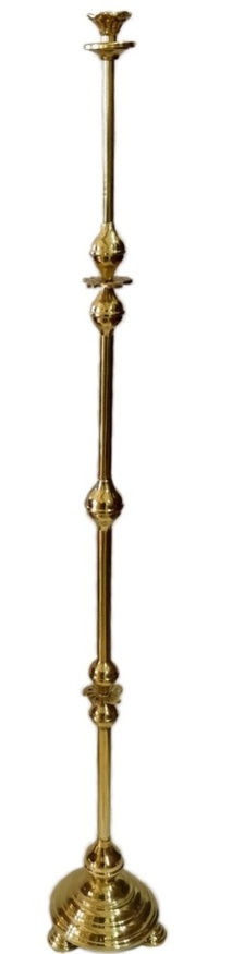 Processional Candlestick for 1 Candle No. 4 (brass)