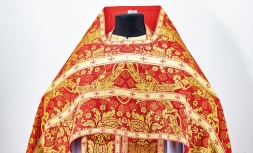 Priest Vestments, Greek Brocade "Jerusalem" with Sewn Galloon