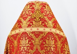 Priest Vestments, Greek Brocade "Jerusalem" with Sewn Galloon