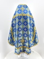 Priest Vestments, Turkish Brocade with Sewn Galloon