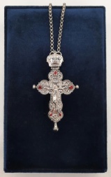 Pectoral Cross-Relic Holder 12×6.5cm (Nickel Plated)