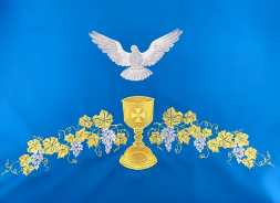Epitaphios Curtain "Dove with Chalice"