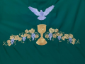 Epitaphios Curtain "Dove with Chalice"