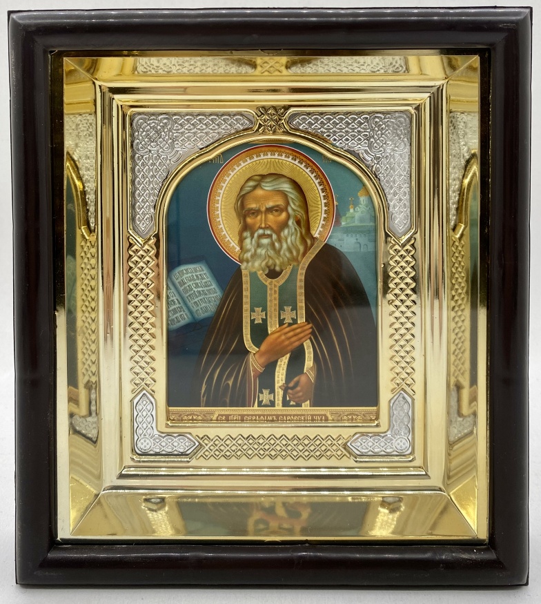 Icon of Saint Reverend Seraphim of Sarov (waist-length)