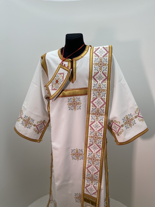 Deacon's Sticharion with "Vyshyvanka" Embroidery