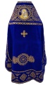 Priest Vestment, Embroidered on Velvet, Embroidery "Circle" with Embroidered Galloon
