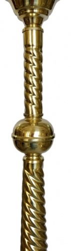 Processional Candleholder for 1 Candle No. 2 - 1 (brass)