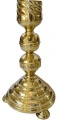 Processional Candleholder for 1 Candle No. 2 - 1 (brass)