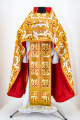 Priest Vestments made of Turkish brocade with sewn-on galloon
