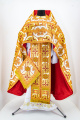 Priest Vestments made of Turkish brocade with sewn-on galloon