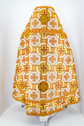 Priest Vestments made of Turkish brocade with sewn-on galloon