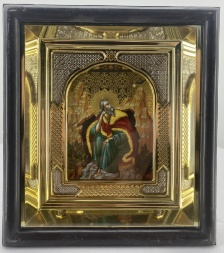 Icon of Saint Prophet Elijah 19×17 cm
