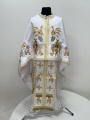 Priest’s Vestments of Greek Cut, Embroidered Gabardine with Sewn Galloon, "Grapevine" Embroidery